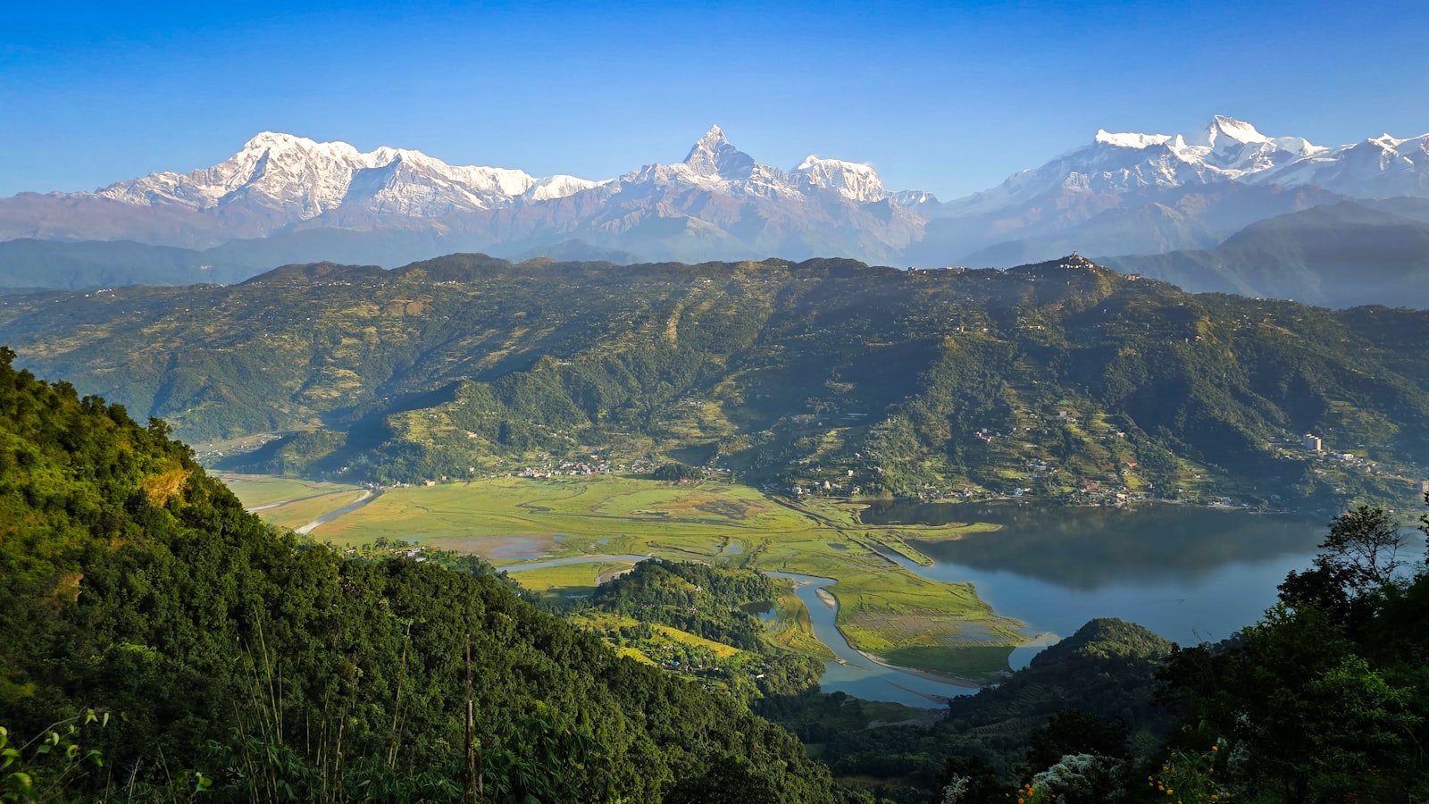 Pokhara, Phewa Lake & the Annapurnas