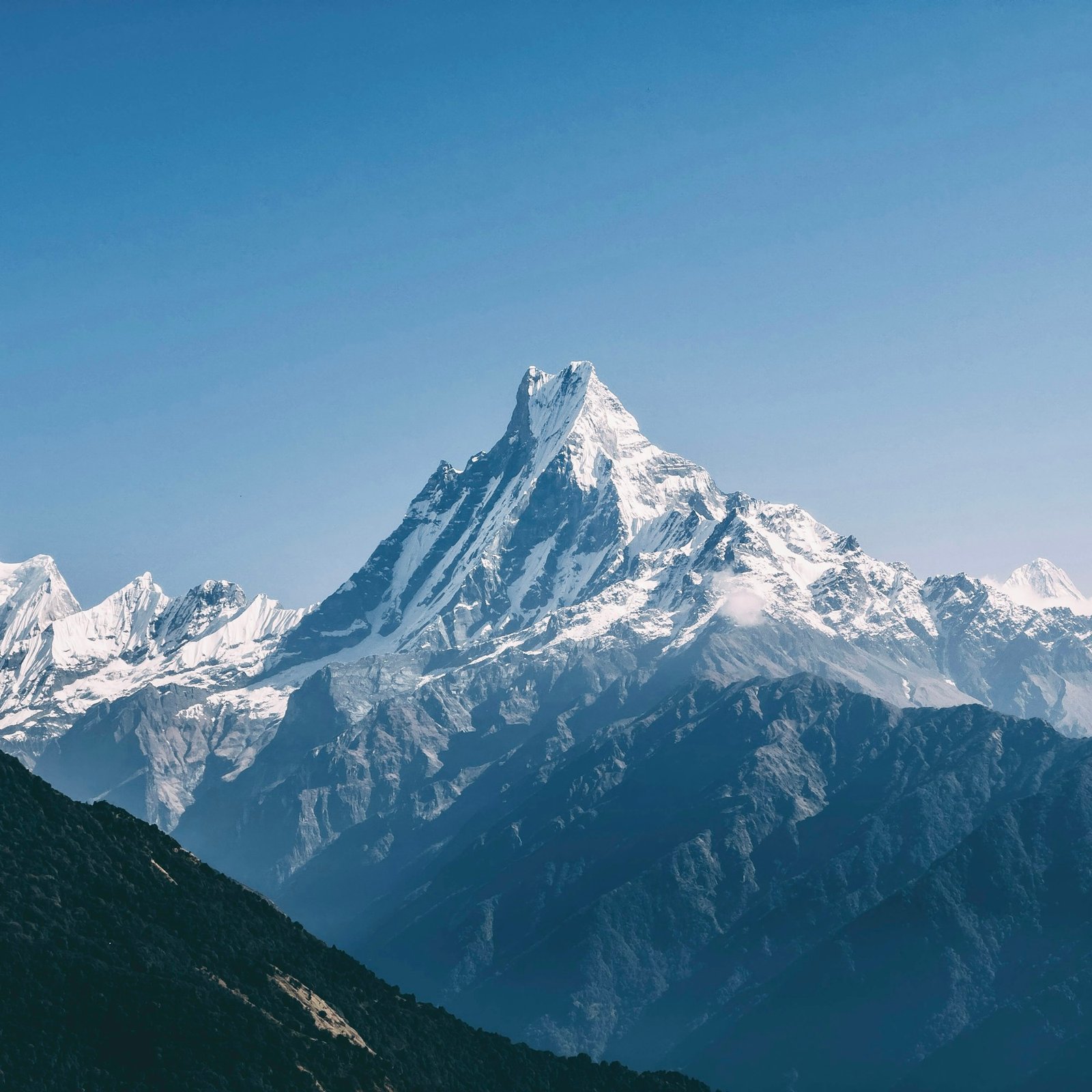Himalayan sunrise — chartered flight